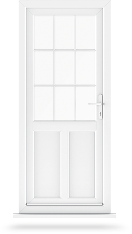 Incredibly Robust, Liniar Upvc Back Doors Are Strong, - Home Door (425x750), Png Download