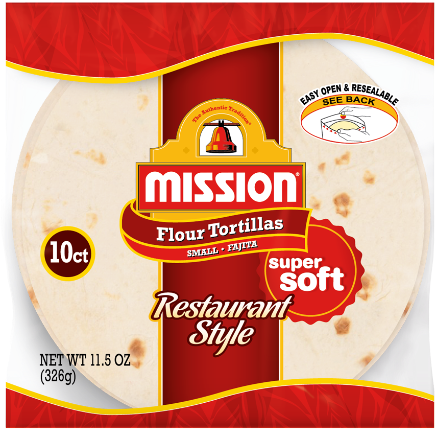 Mission Flour Tortillas (880x940), Png Download