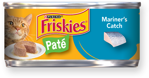 Friskies Pate Mariners Catch Canned Cat Food - Friskies Wet Cat Food Pate (700x489), Png Download