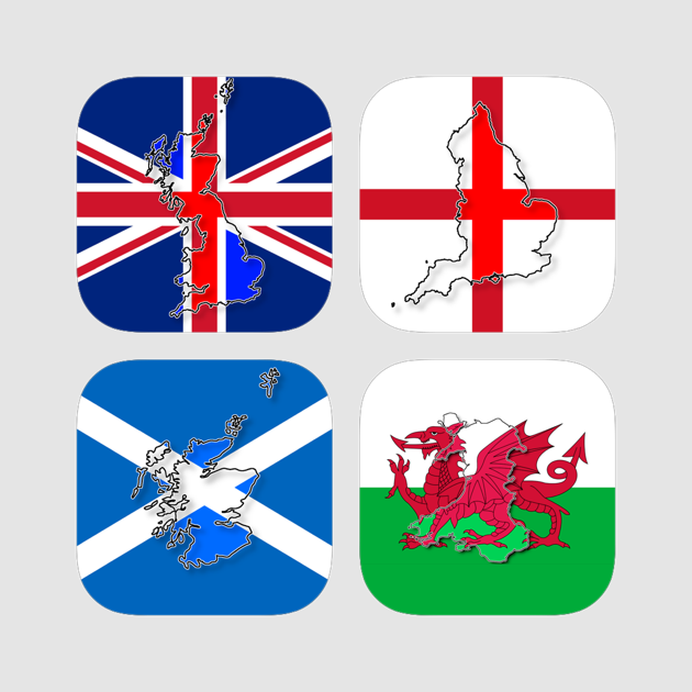 British Flags Bundle 4 - England Scotland And Wales Flag (630x630), Png Download