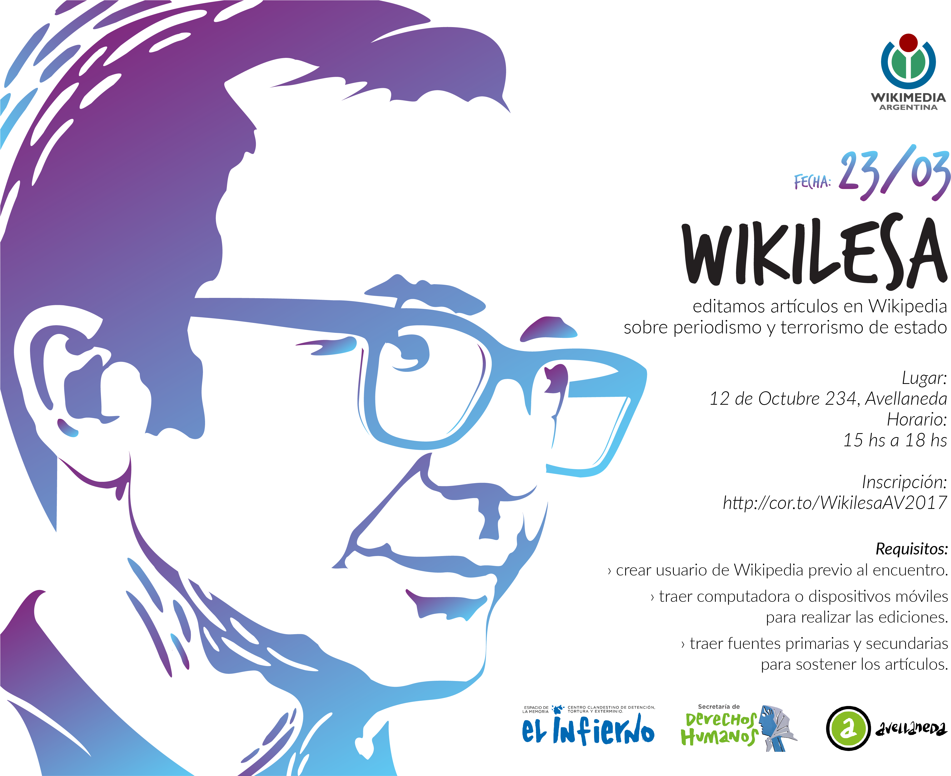 Flyer Wikilesa - Rodolfo Walsh (3750x2948), Png Download
