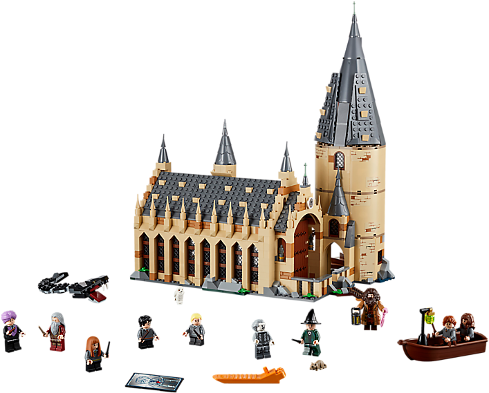 Hogwarts™ Great Hall - Hogwarts Great Hall Lego (800x600), Png Download