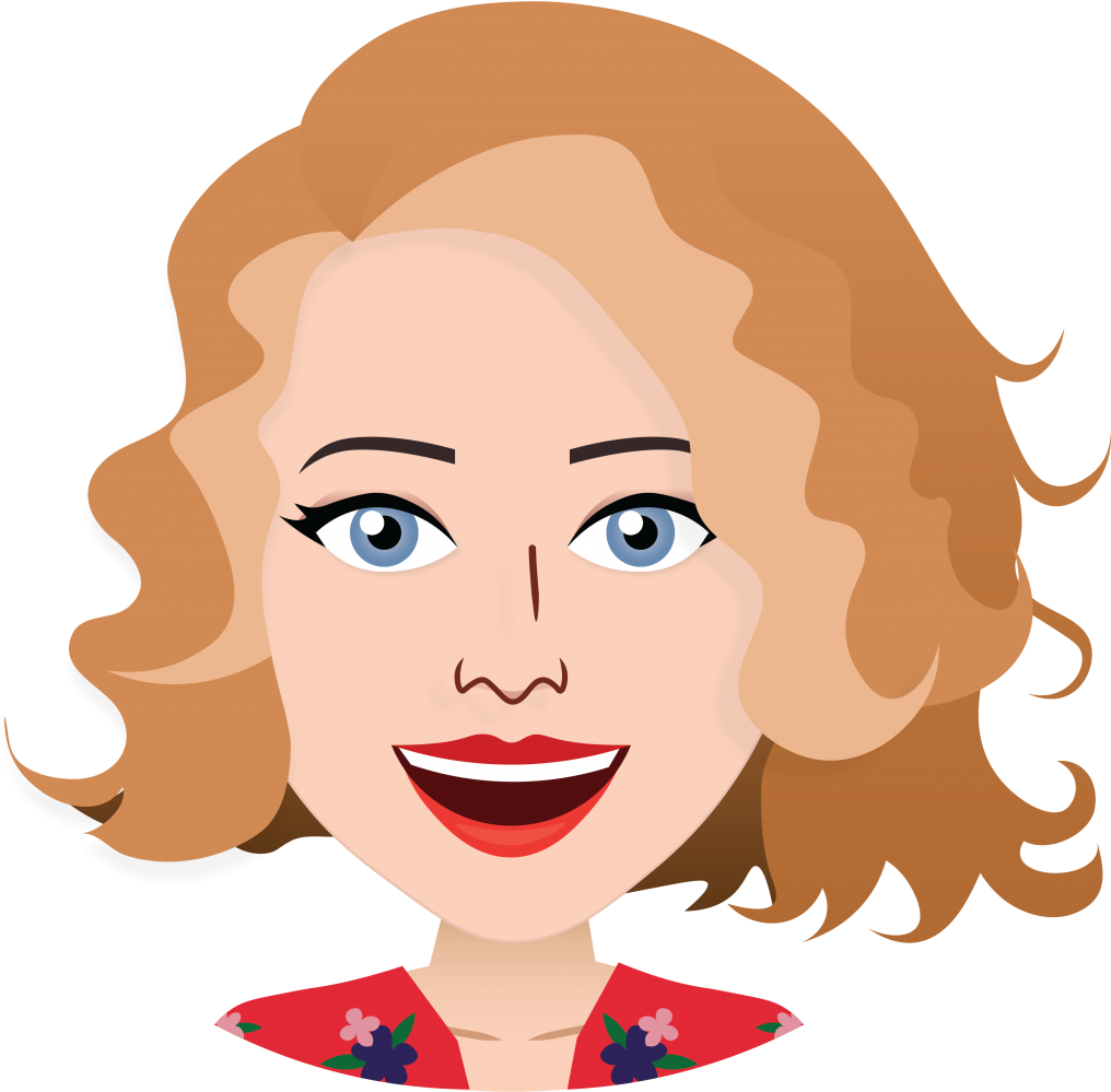 Colorful Corporate Mom On The Street - Cartoon (1024x998), Png Download