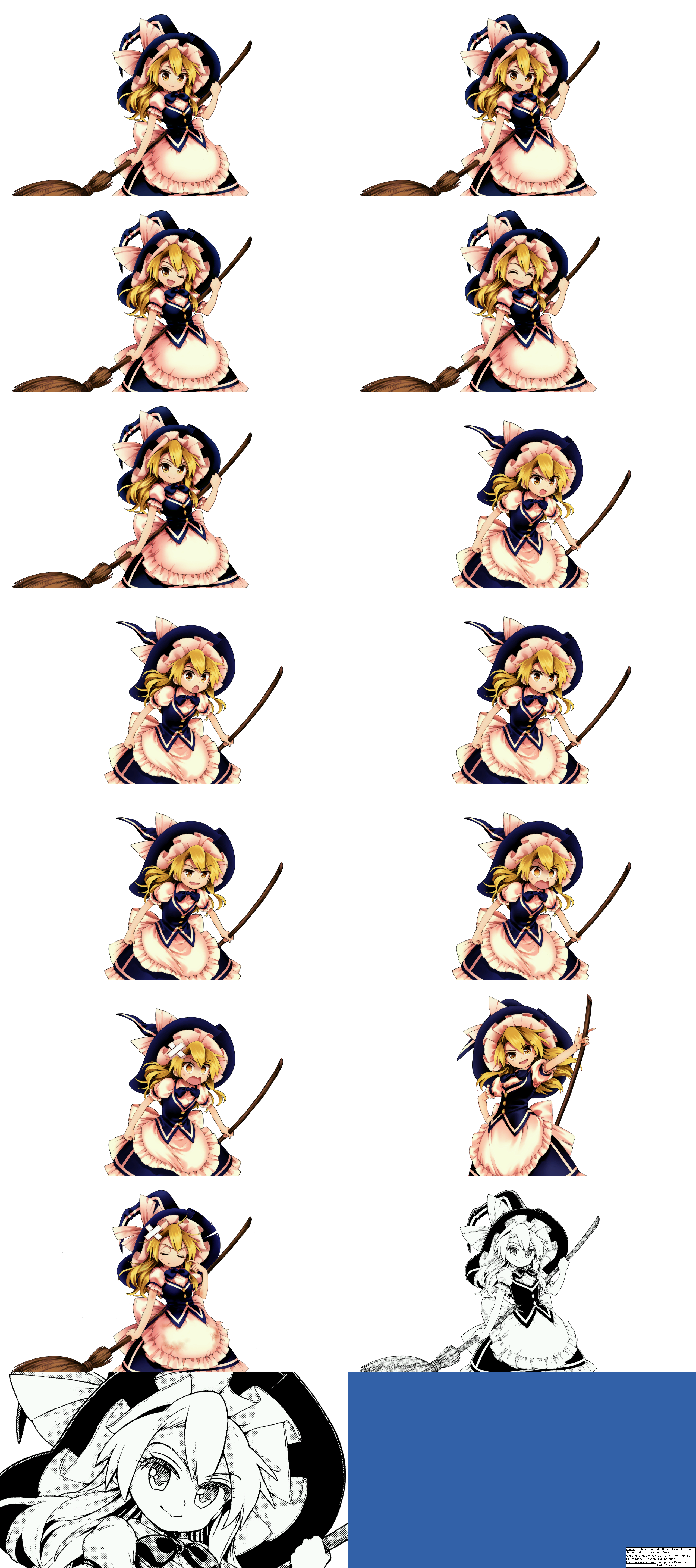 Click For Full Sized Image Marisa Kirisame's Portraits - Marisa Kirisame Urban Legend In Limbo (2563x5769), Png Download