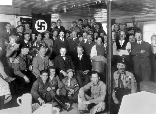 Nazi Party Connection - Nazi And Japan (631x651), Png Download