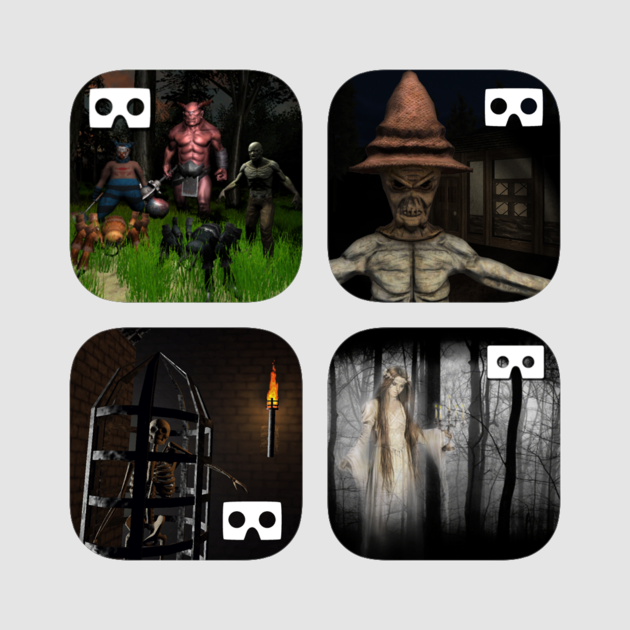 Vr Horror Games And Rollercoaster Rides Pack For Google - Smartphone (630x630), Png Download