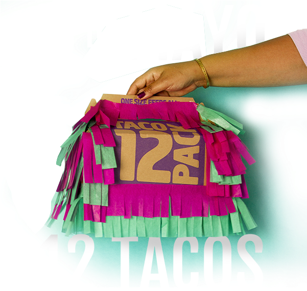 600 X 593 3 - Taco Bell 12 Pack Hd (600x593), Png Download