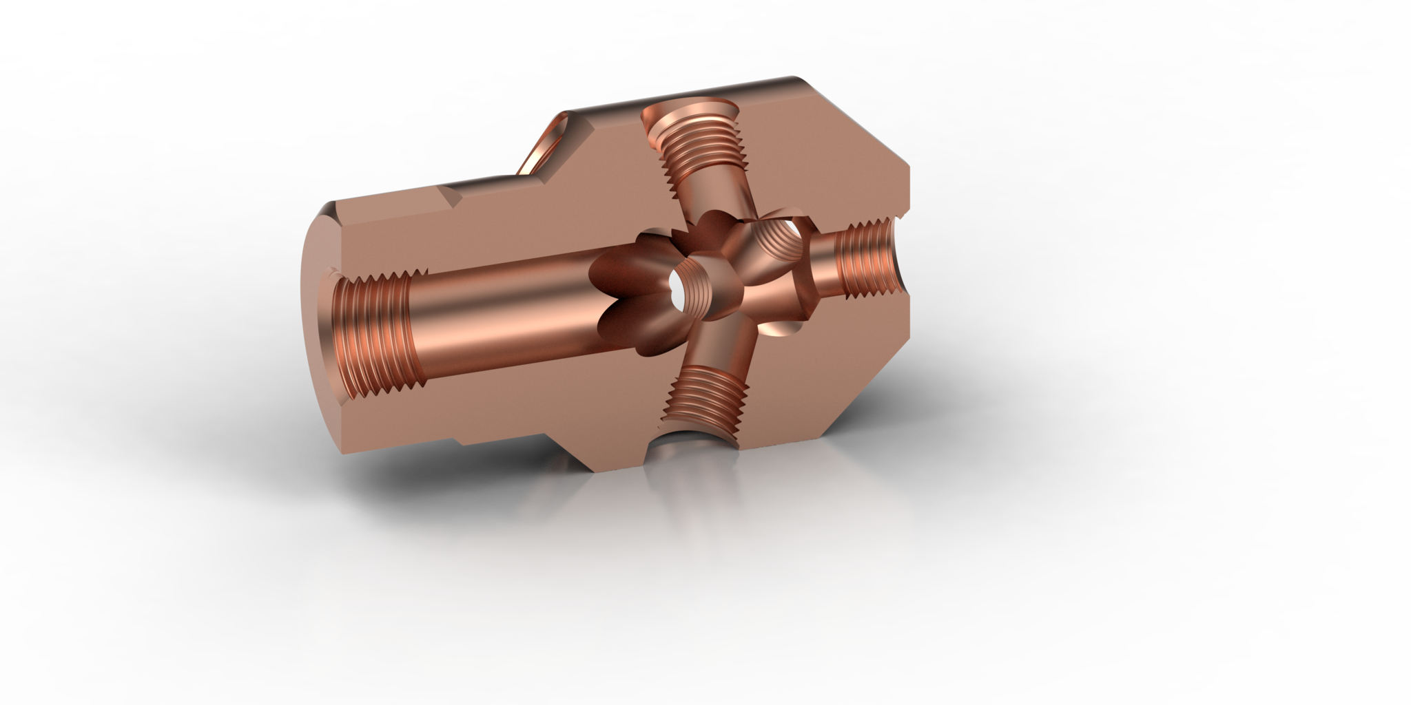 15k Bplm Pineapple Line Mole Nozzle - Nipple (2048x1024), Png Download