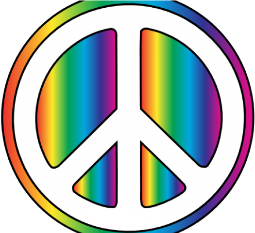 Peace Sign Clipart Protest - Peace Symbol (640x480), Png Download