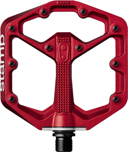 Crank Brothers Stamp Pedals Red - Crank Brothers Stamp Large Red (650x650), Png Download