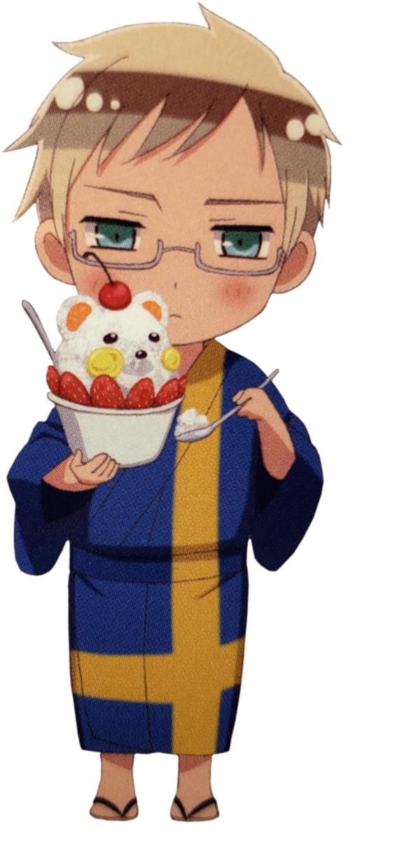 Transparent Sweden From Japanese Promotional Sticker - Cartoon (1280x1600), Png Download