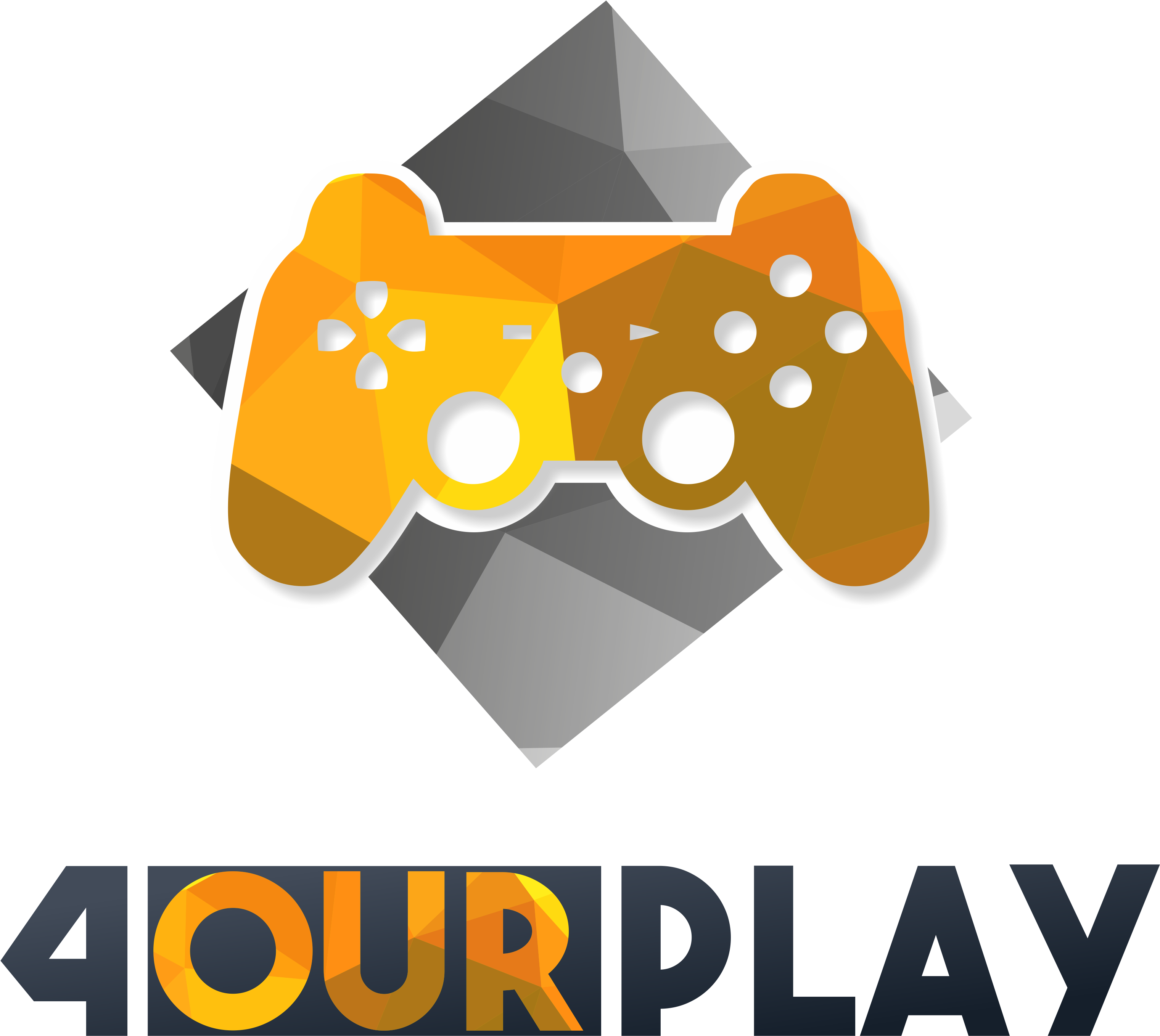 Logo 4ourplay Final Fundo Transparente - Game Controller (3544x3544), Png Download