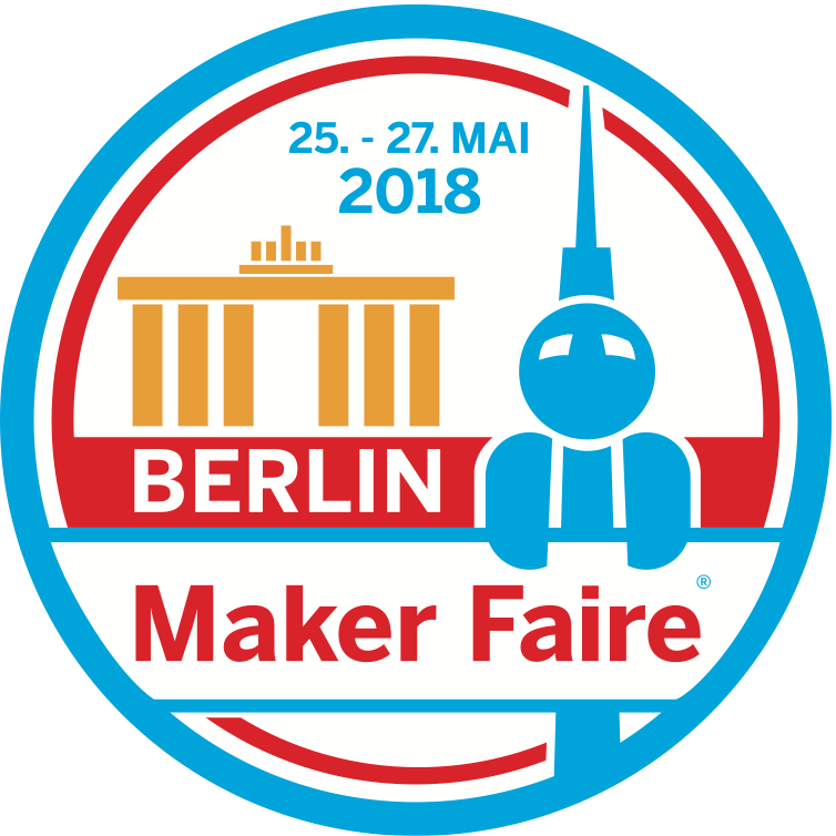 Koba Talk At Maker Faire Berlin - Maker Faire Berlin 2018 (754x754), Png Download