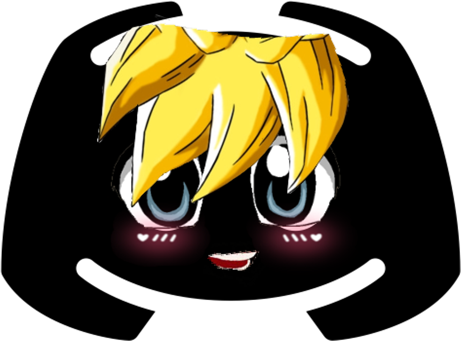 #anime #animecord #discord - Discord Logo Black Png (1024x1024), Png Download