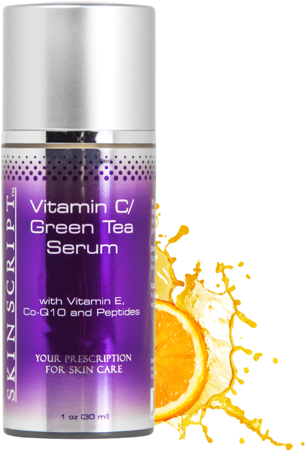 15% Vitamin C/green Tea Serum With Vitamin C, Coq10, - Vitamin C (1000x1000), Png Download
