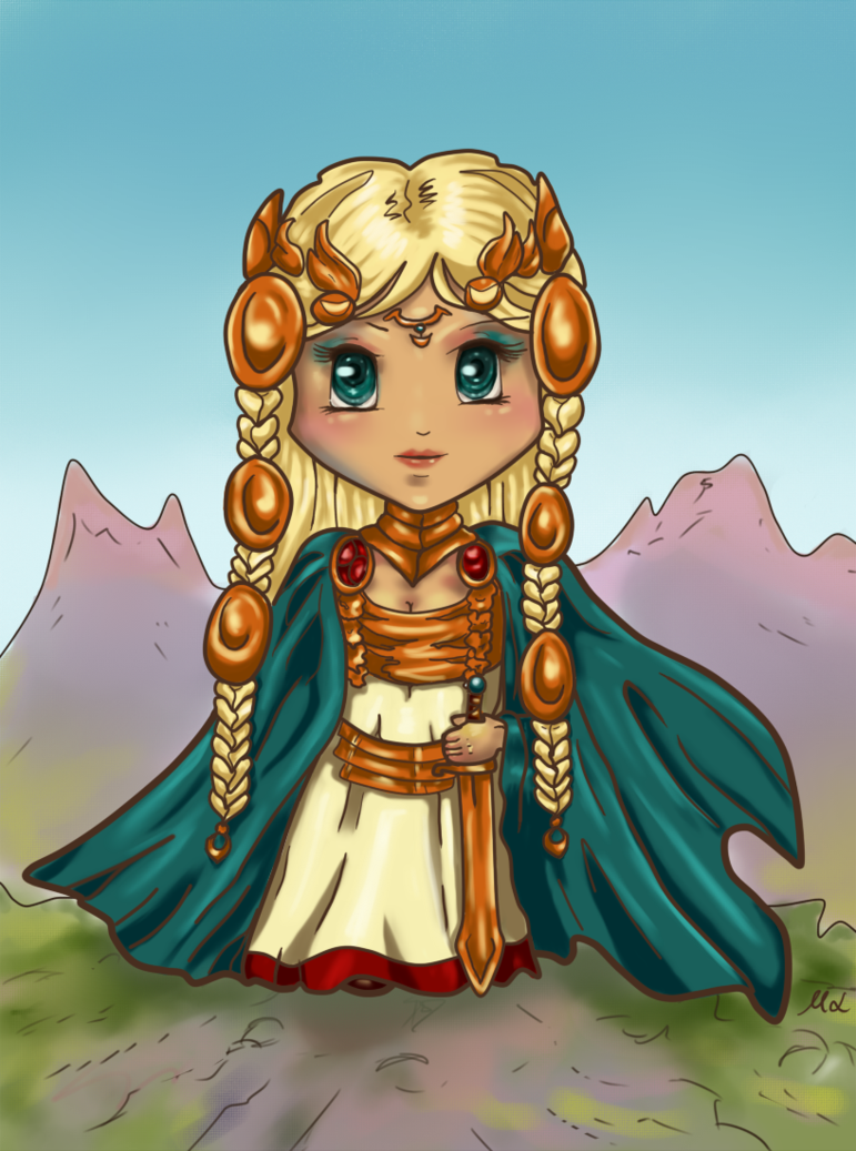 Goddess Clipart Freya (771x1037), Png Download