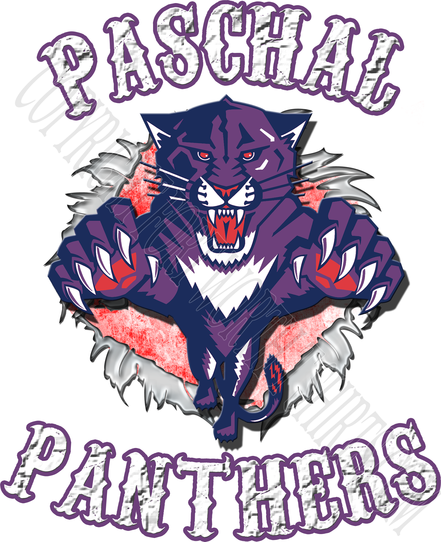 Fort Worth T Shirts Page Paschal Panthers - Vintage Nhl Crewneck Sweaters (1723x2121), Png Download