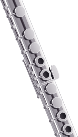 Flute Clipart Artistic - Western Concert Flute (640x480), Png Download