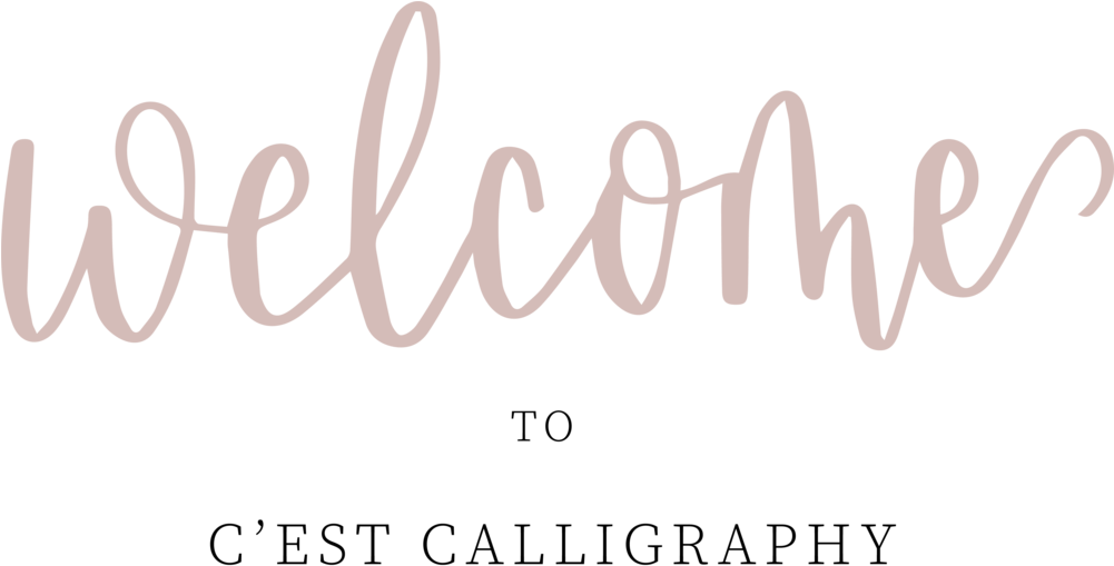 Welcome - Calligraphy (1000x524), Png Download