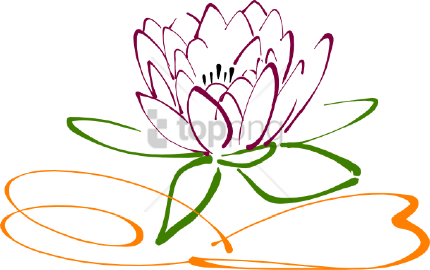 Free Png Download Lotus Flower Vector Png Images Background - Logo Lotus Flower Png (850x535), Png Download