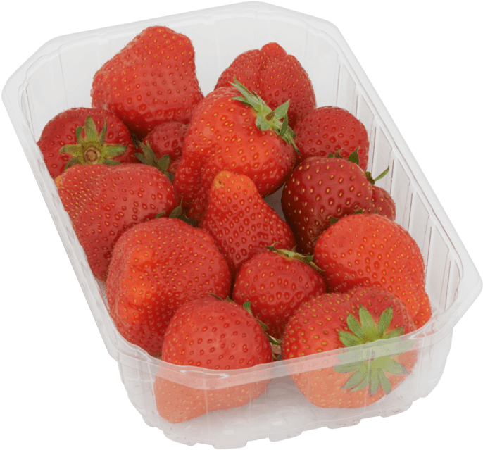 Strawberry - Punnet Of Strawberries Png (720x720), Png Download