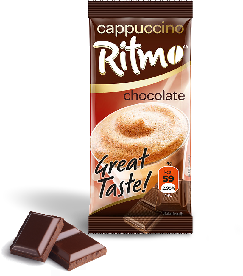 Ritmo Cappuccino Chocolate - Cappuccino (900x1000), Png Download