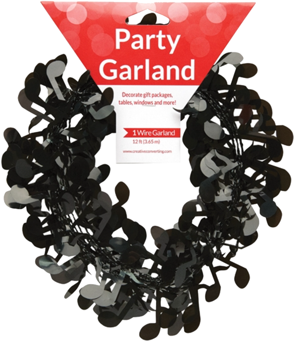 Musical Notes Party Garland - Bead (600x691), Png Download