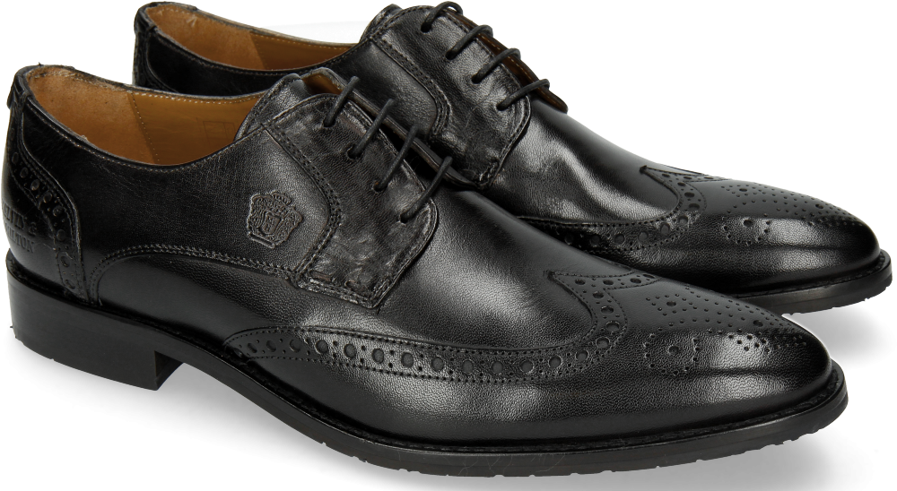 Derby Shoes Victor 2 Rio Black - Leather (1024x1024), Png Download