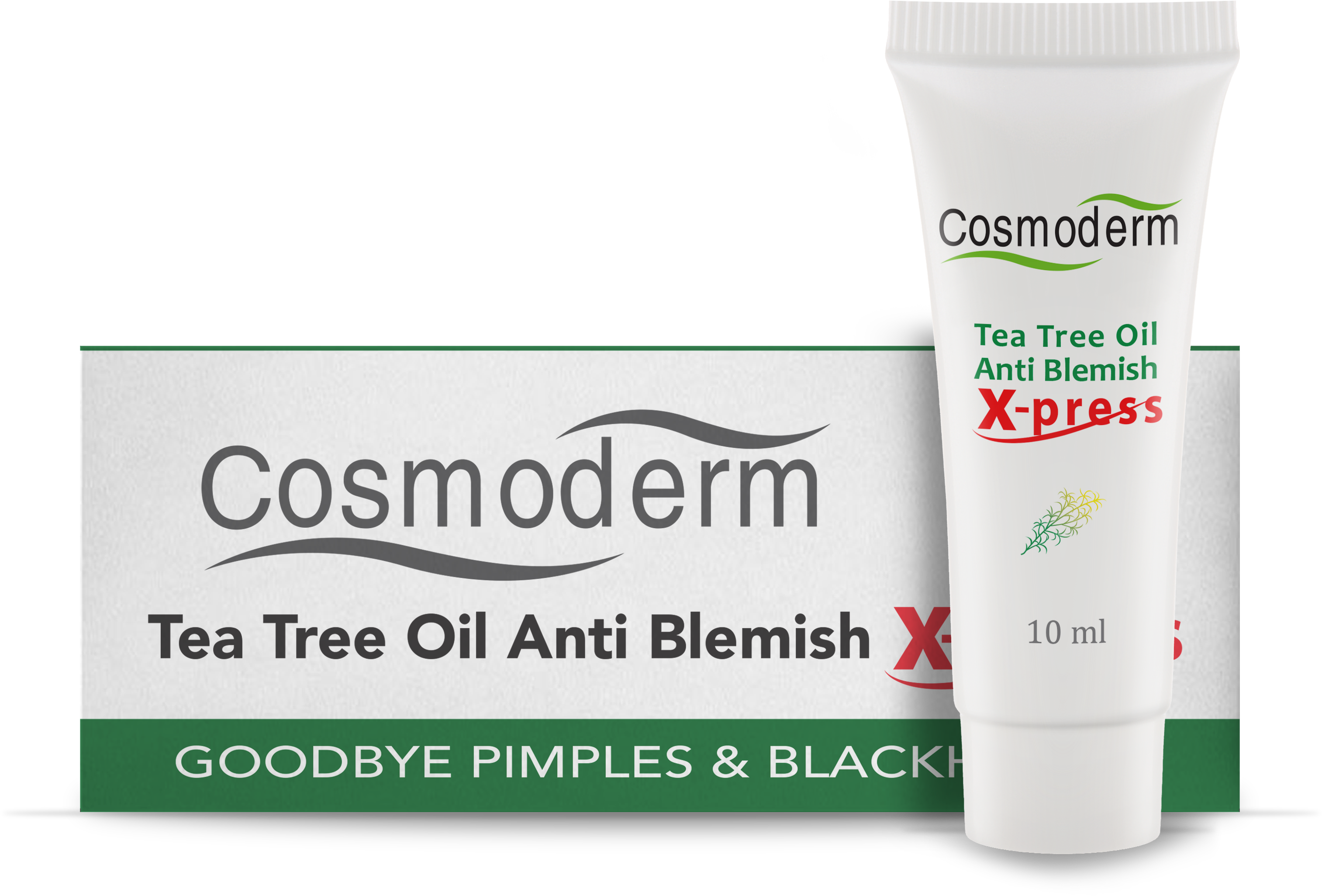 Aladdin Street - Cosmoderm Tea Tree Oil Anti Blemish (3026x2101), Png Download
