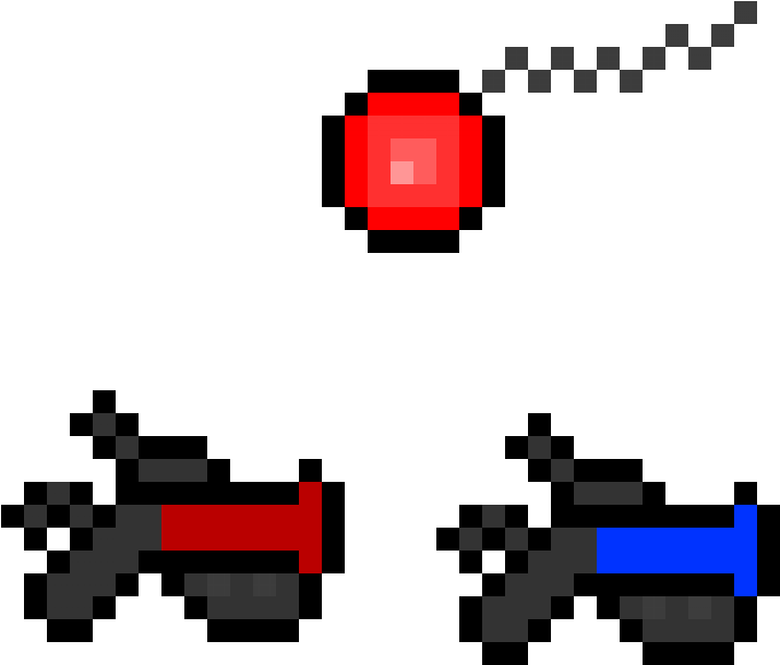 Flare Guns - Pixelated Cactus (1176x924), Png Download