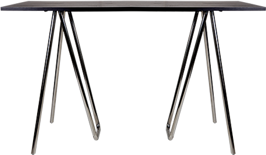 Black Top / Chrome Legs (571x571), Png Download