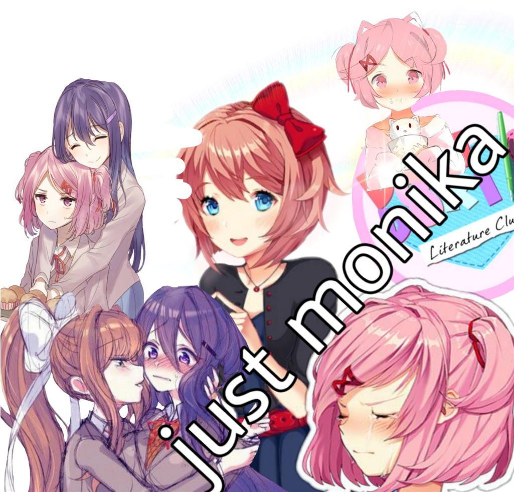 Ddlc Sticker - Cartoon (1024x1024), Png Download