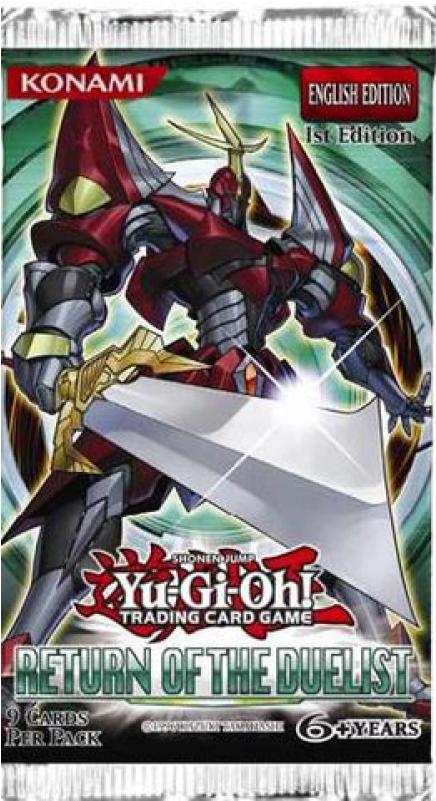 Return Of The Duelist Booster-800x800 - Return Of The Duelist Booster Pack (800x800), Png Download