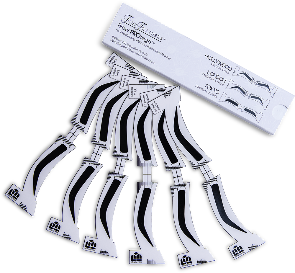 Brow Protege' Eyebrow Stencil Set - Earrings (1000x925), Png Download