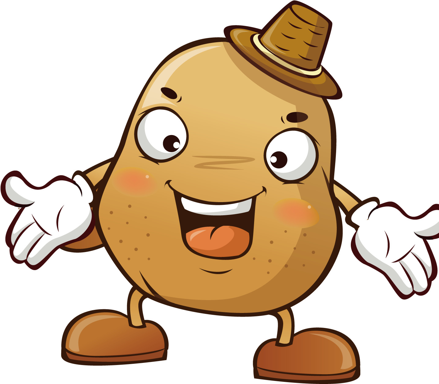 Download Baked Potato Sweet Potato Vegetable Clip Art - Cartoon Potato