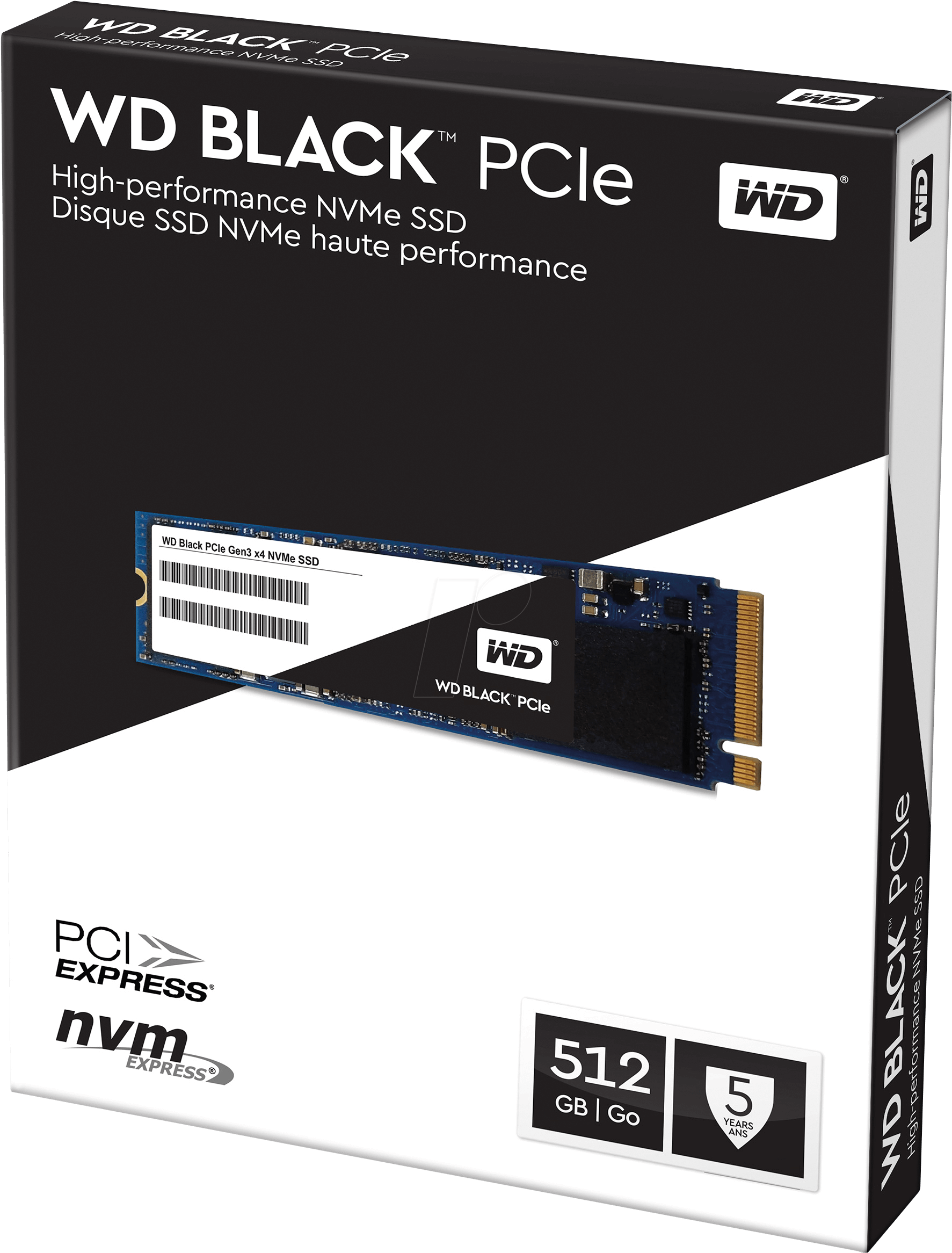 Wd Black 512gb Performance Ssd - Wd Ssd Blue M 2 1tb (2376x2376), Png Download