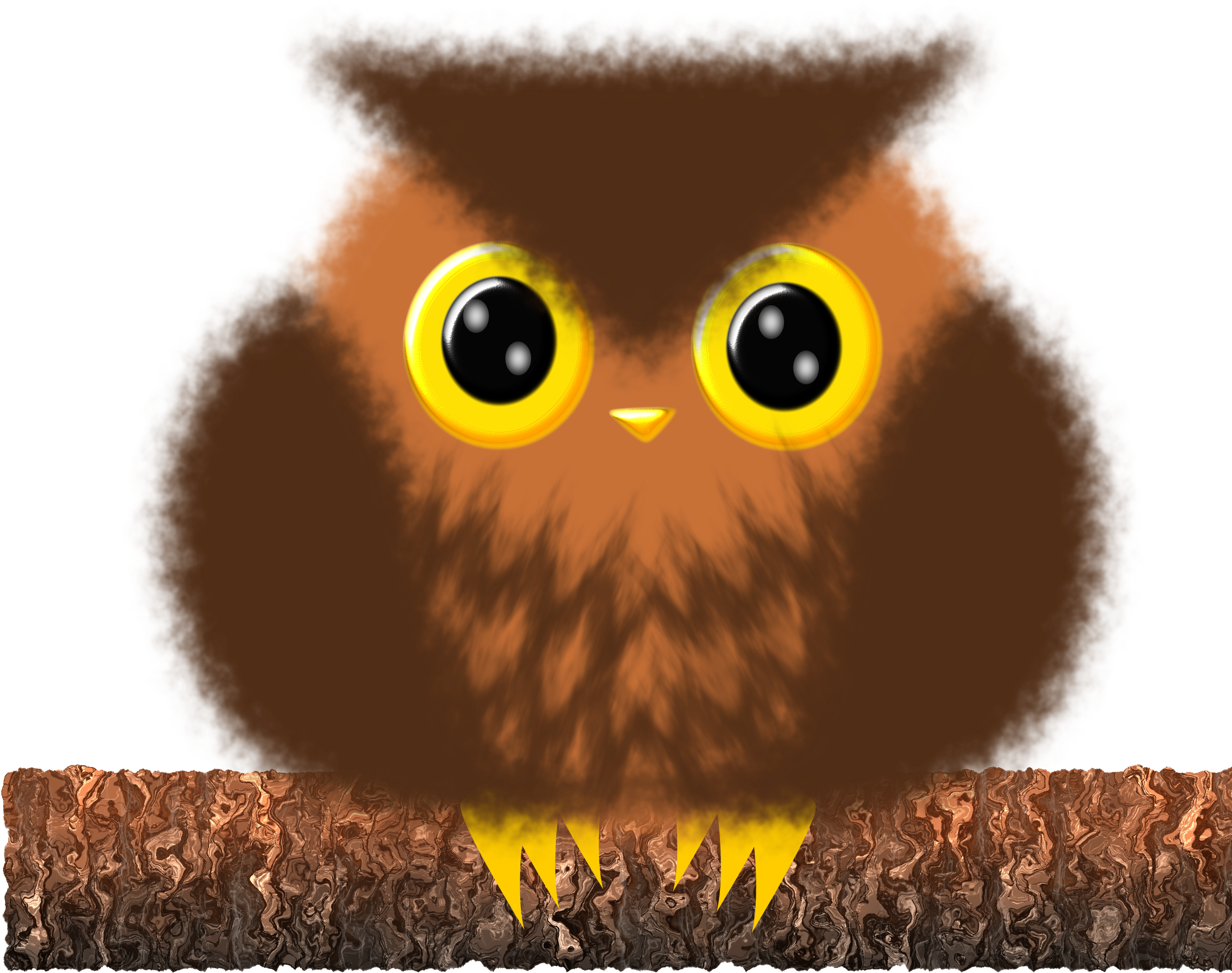 This Free Icons Png Design Of Brown Owlet (2400x2200), Png Download