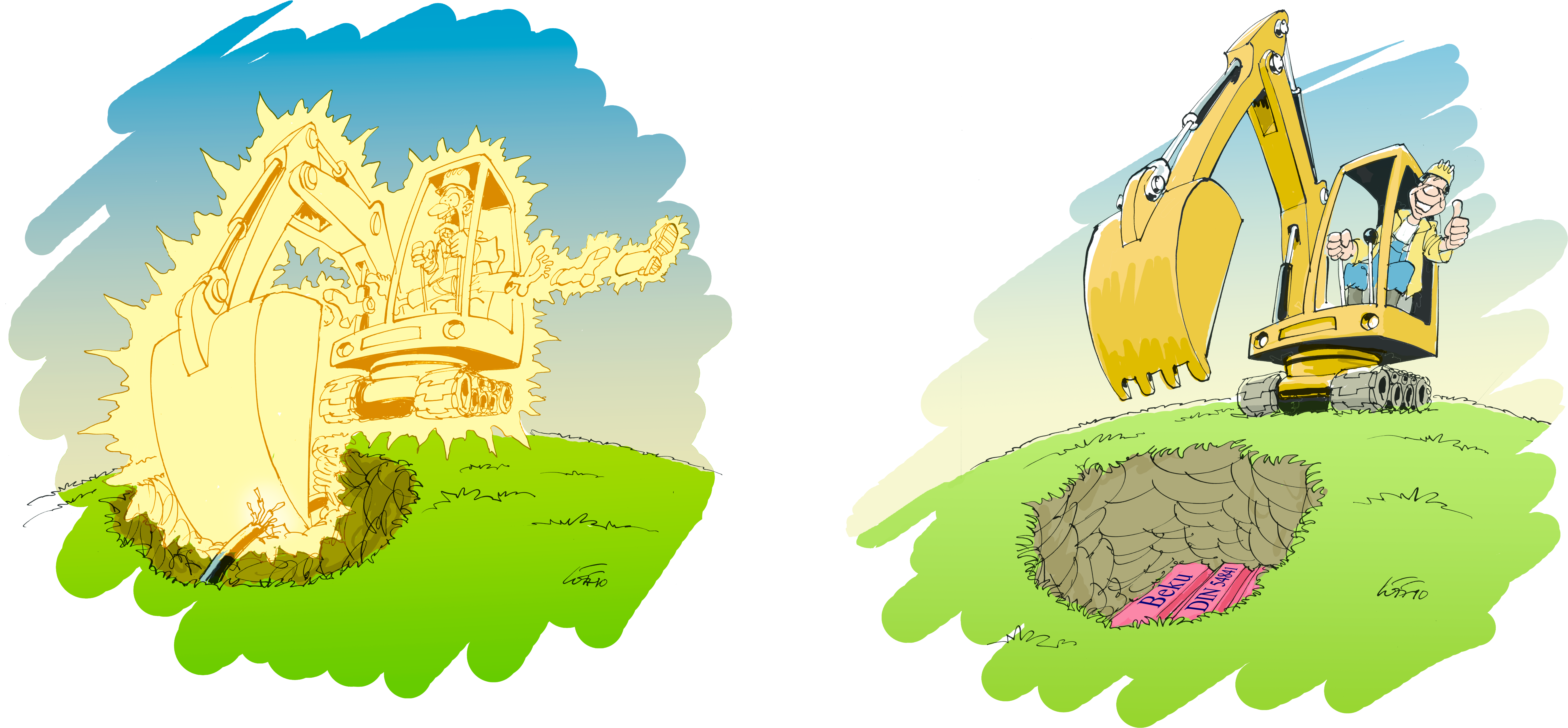 /fileadmin/user Upload/bagger V2 - Illustration (8230x3635), Png Download