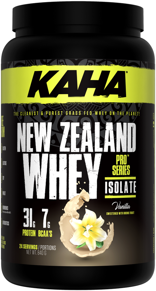 Kaha Nz Whey Vanilla 840g - Whey Protein Isolate (702x1024), Png Download