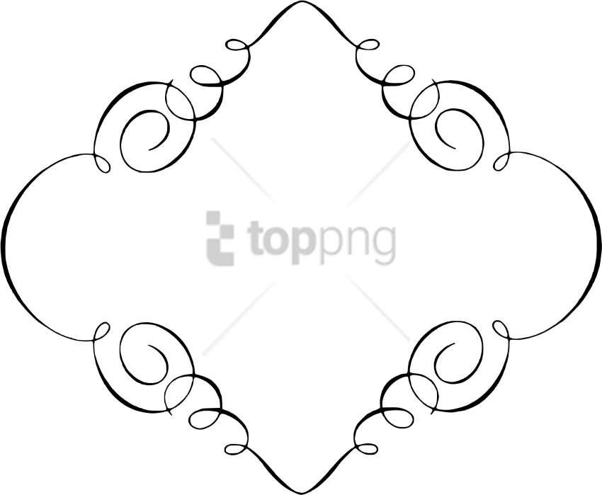 Free Png Vintage Text Box Png Image With Transparent - Borders And Frames (850x699), Png Download