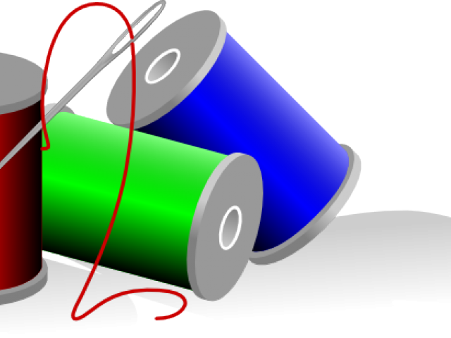 Tool Clipart Seamstress - Needle And Thread Clip Art (640x480), Png Download