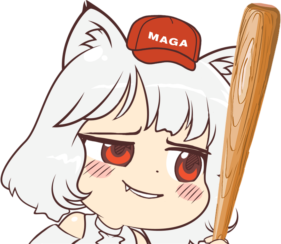 #freetoedit #awoo #wolfgirl #anime #animeright #baseball - Awoo Sticker (1024x838), Png Download