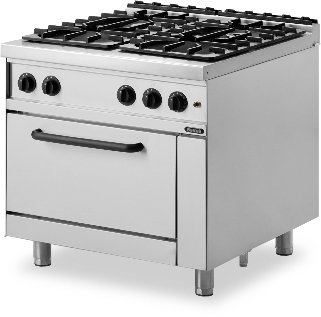 4 Burner Gas Range - Kitchen White Gas Stove (1280x1417), Png Download
