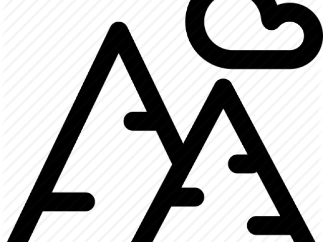 Outdoor Clipart Mountain Peak - Icon Scene (640x480), Png Download