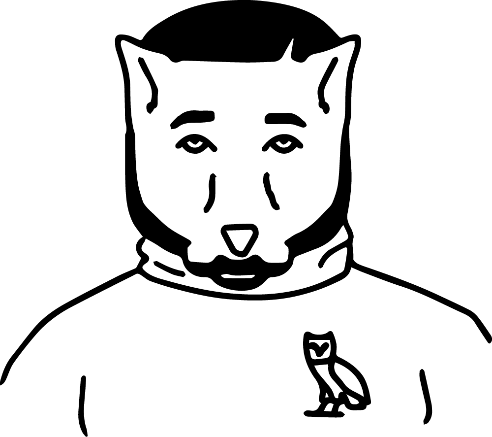 Png Clipart Head Drake Face Pictures Clipart Head Drake (1000x887), Png Download