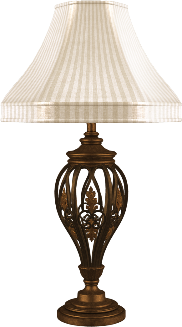 Vintage Lamp Png Background Image - Lampshade (699x1143), Png Download