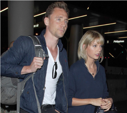 La Cantante Taylor Swift Y El Actor Tom Hiddleston - Taylor Swift Justjared Tom (790x444), Png Download
