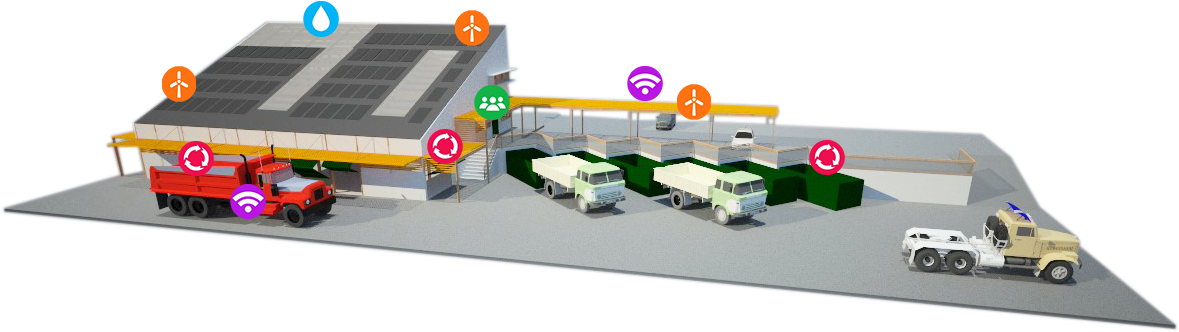 Diseno Arquit Puntolimpio Puntos - Intersection (1178x400), Png Download