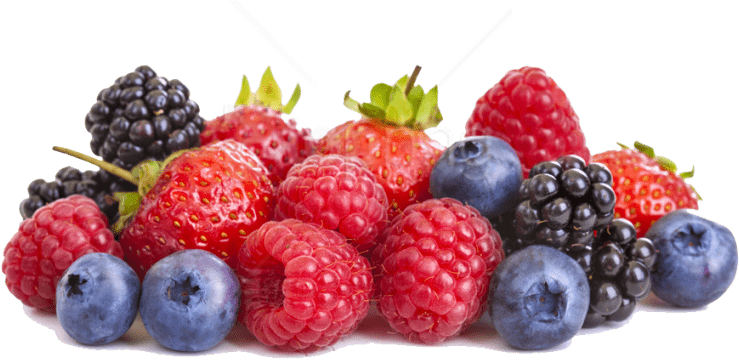 Free Png Berries Png - Fruits And Berries Png (850x539), Png Download