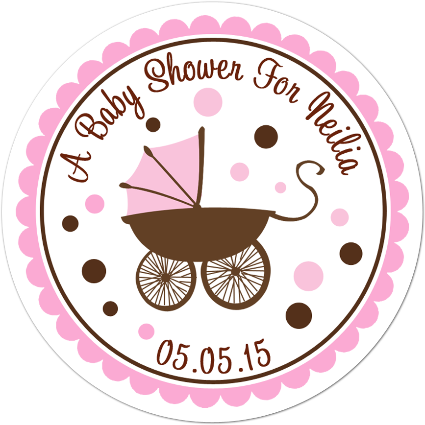 Baby Carriage Personalized Sticker - Stickers Baby Boy (1000x1000), Png Download